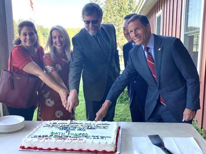 Blumenthal joined Pathfinders, Inc. and local officials to announce the purchase and preservation of Deer Lake Scout Reservation. 